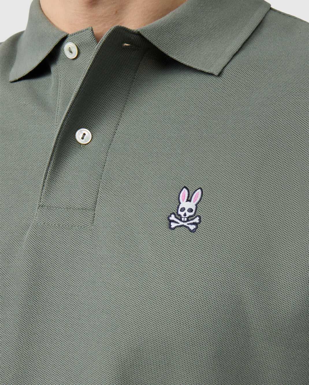 Polos Psycho Bunny Classic Pique Polo Shirt Vert Homme | YUA-35275198